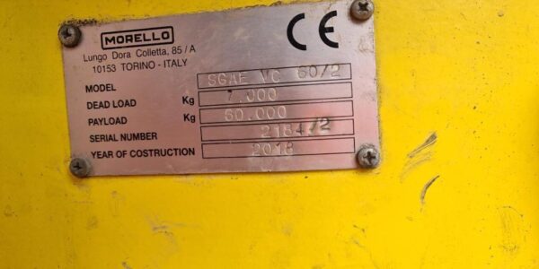 Morello Transporters European Steel used plant and machinery