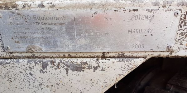 European Steel Ltd - Plant and Machinery - Concrete Spraying Machine