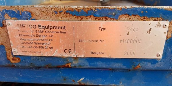 European Steel Ltd - Plant and Machinery - Concrete Spraying Machine