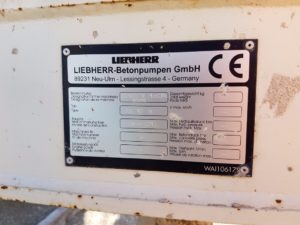 European Steel Ltd - Liebherr Concrete pump