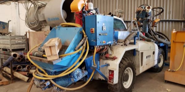 European Steel Ltd - Meyco concrete sprayer