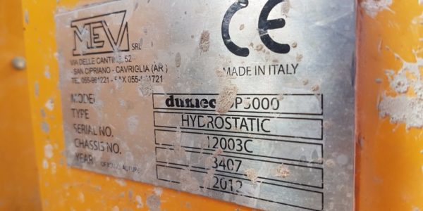 European Steel Ltd - Plant and Machinery - Dumec Dumper Truck